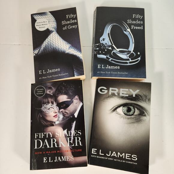 Fifty Shades of Grey Trilogy + Grey E L James Erotic Romance 50 Shades (13) - Picture 1 of 7